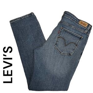 Levi's Mid-Rise Skinny Medium Wash Jeans ~ Size 14 S (Short)